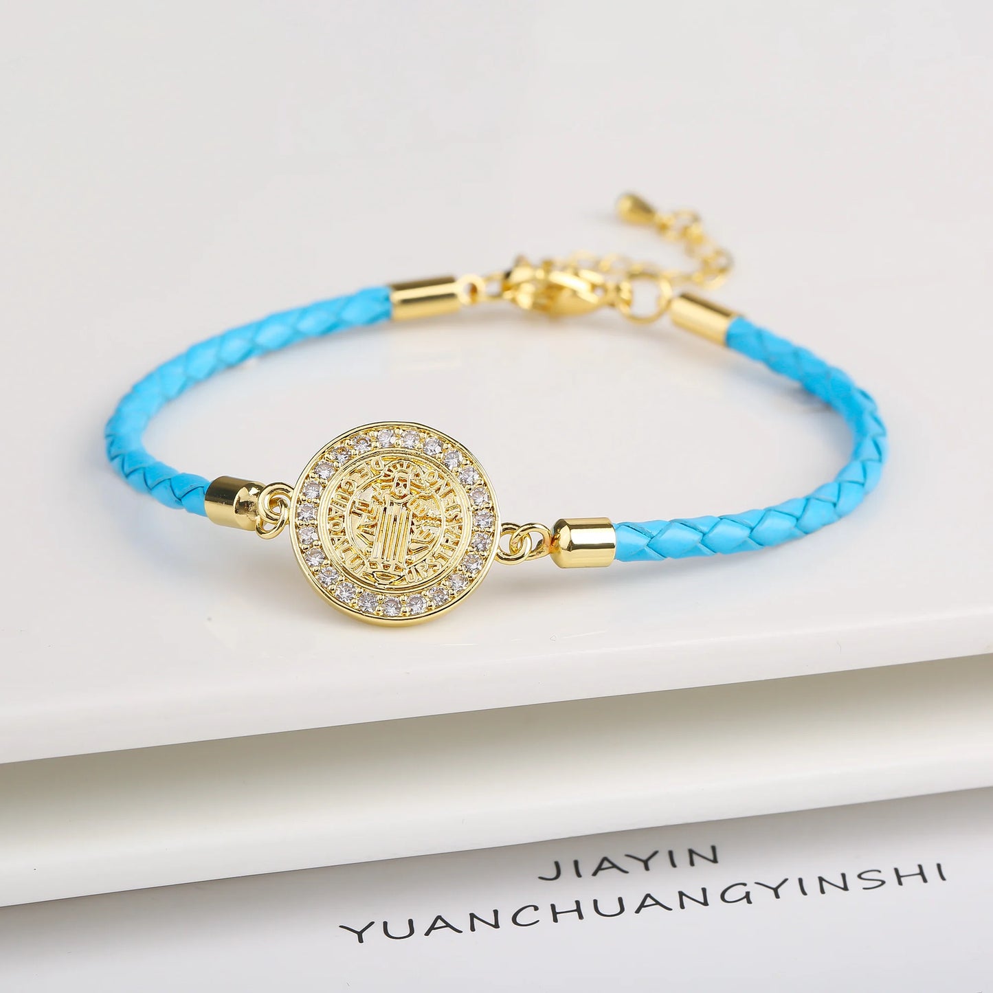 New Design Rosette Chain Virgin Mary Bracelet Fashion Woman Adjustable Bracelet Delicate Birthday Party Jewelry Gift Wholesale