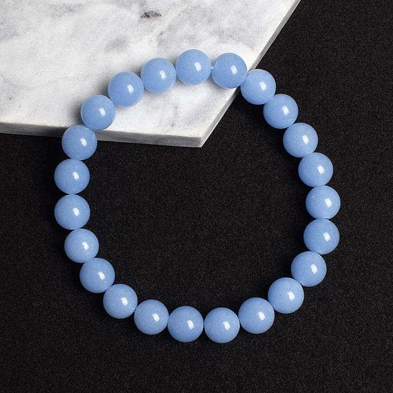 Luminous Stone Bracelets Fluorescent Night Blue Light Bead Bracelet Glow In The Dark Jewelry Glowing Stone Bangle Pulsera Gifts