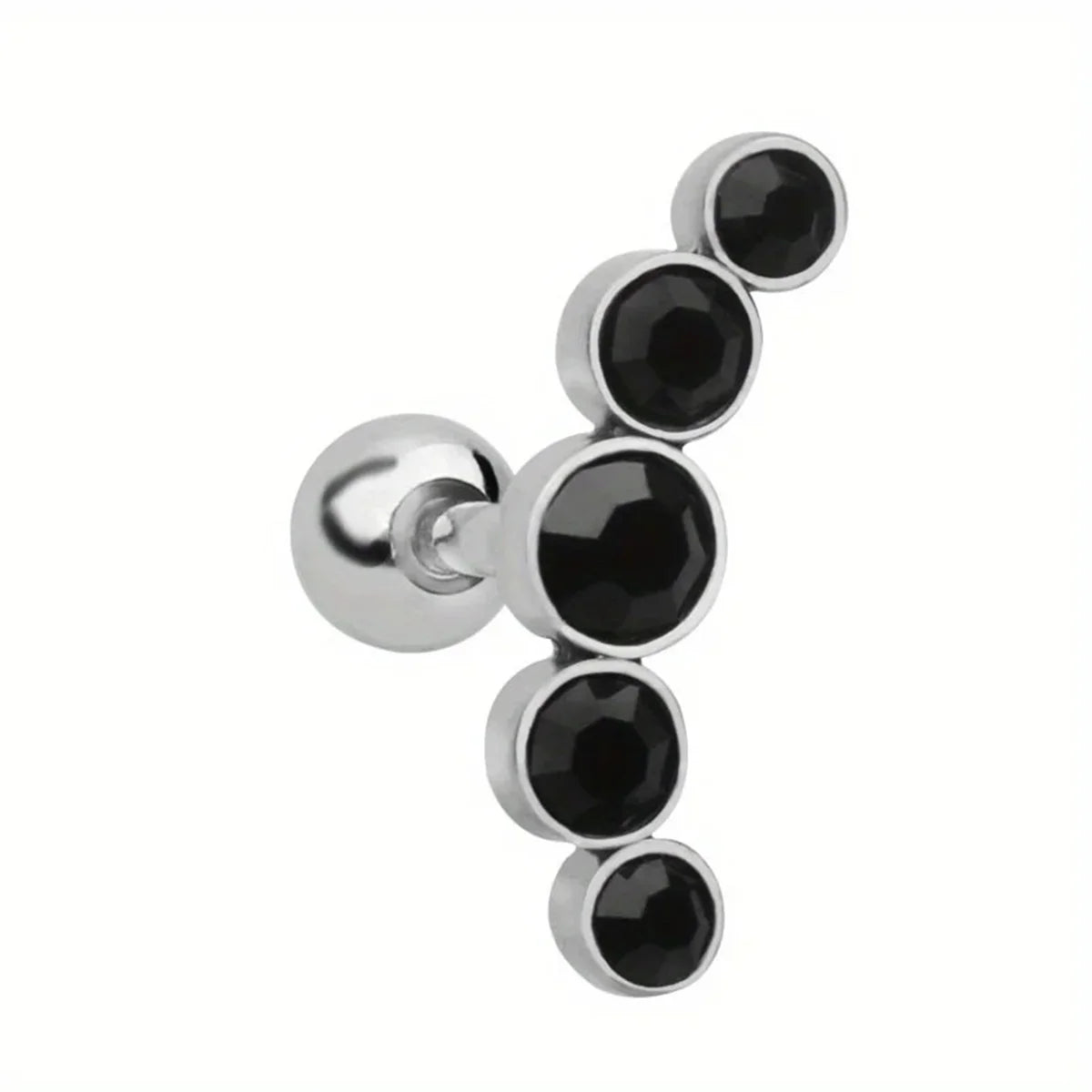 1Pcs 16G Fashion Novel 316 Stainless Steel Stud Earrings, Screw Back Cartilage Tragus Conch Helix Earring Piercing Jewelry