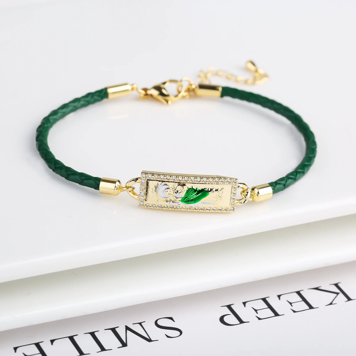 High Quality St. Jude Bracelet Copper Drip Oil Madonna Bracelet For Woman Man Party Birthday Daily Wear Religious Jewelry Gift