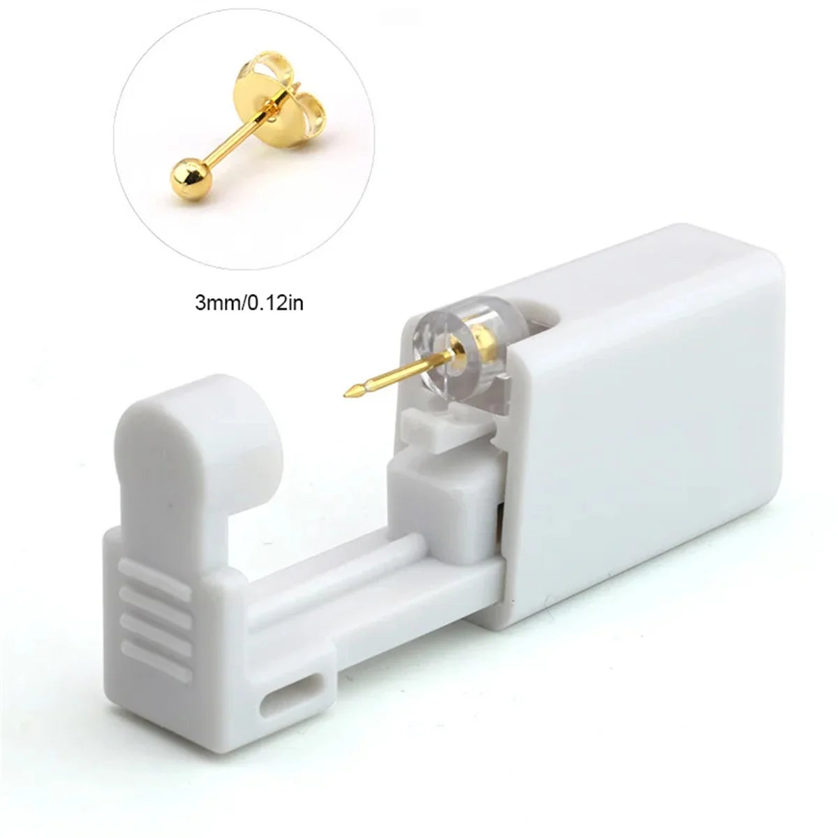 1pc Disposable Sterile Ear Piercing Kit, Cartilage Tragus Helix Piercing Gun No Pain Piercer Tool Machine Set Stud Jewelry