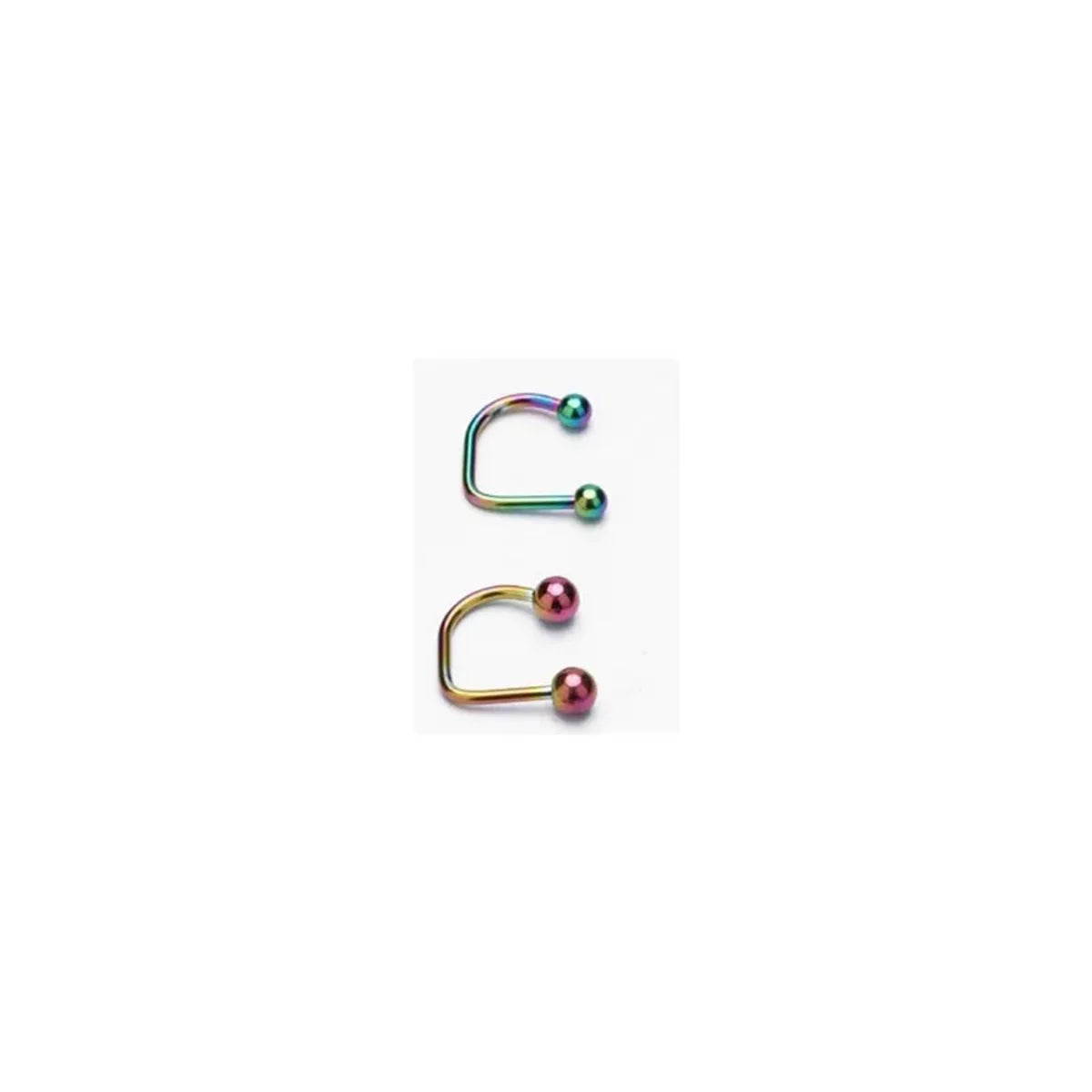 2Pcs 316L Stainless Steel Fashionable New Bestsellers Nose Lip Ring,Clip Nose Cuffs Hoop Septum Rings Conch Earring Body Jewelry