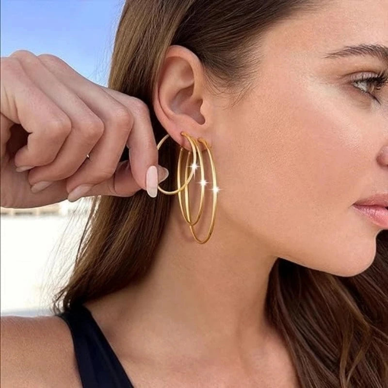 2/14 Pcs 20G Tiny Stainless Steel Screw Back Stud Earrings Set for Women, Simple Hinged Nose Rings Huggie Hoop Earring Jewelry