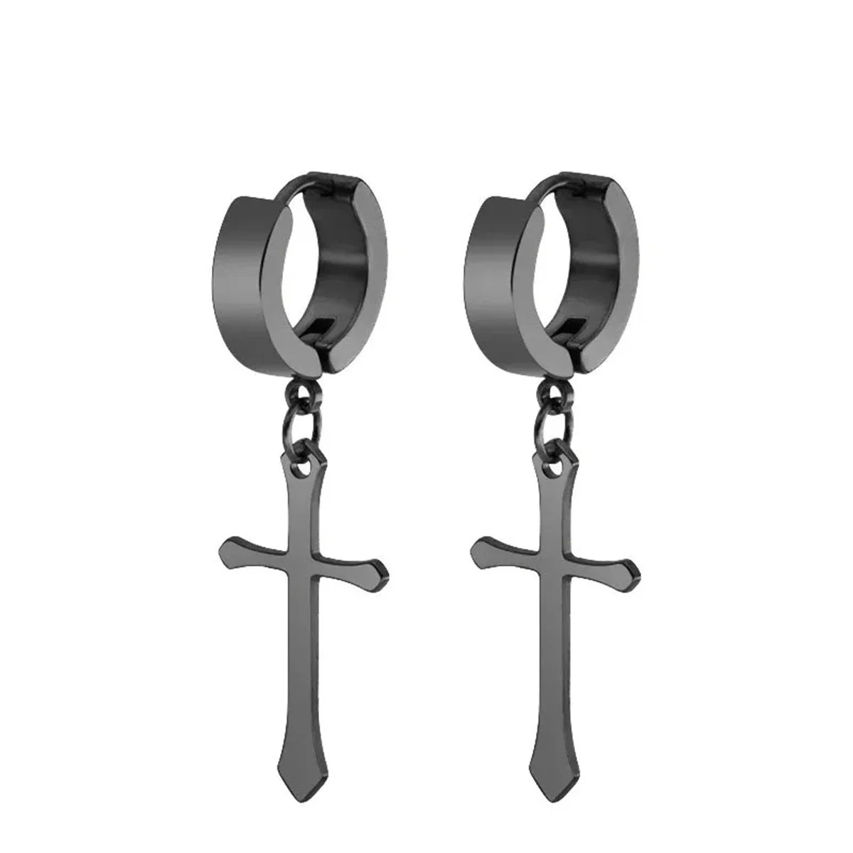 1/15Pairs Punk Cool Gothic Stainless Steel Stud Earrings Set for Men Women,Fashion Tragus Cartilage Daith Helix Piercing Jewelry