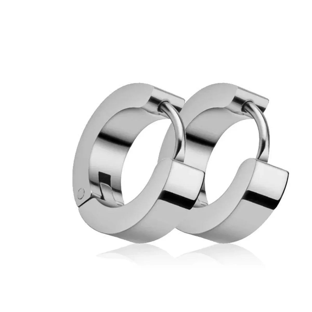 1/15Pairs Punk Cool Gothic Stainless Steel Stud Earrings Set for Men Women,Fashion Tragus Cartilage Daith Helix Piercing Jewelry
