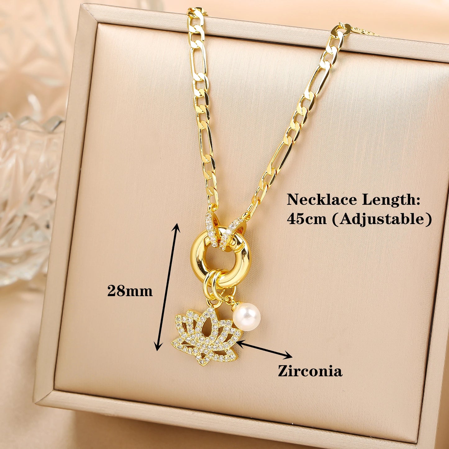 New Creative Shiny Zirconia Conch Flower Wings Theme Pendant Necklace New Fashion Woman Female Vacation Jewelry Accessories