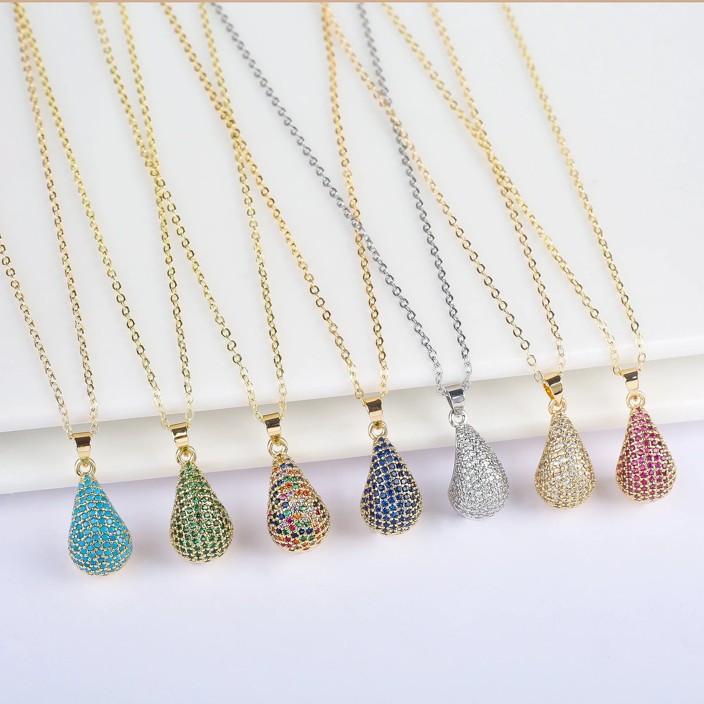 Hot Sale Glossy Waterdrop Comma Full Zircon Earrings for Women Lightweight Versatile Ear Jewelry Engagement Wedding Gifts