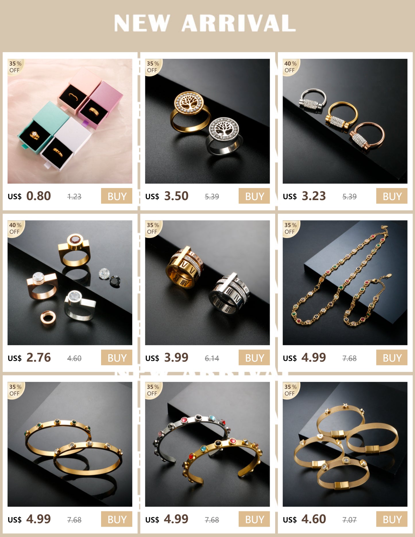 Luxury Gold Color Staiess Steel Lucky Flower Cuff Bangles Women Girls Wedding Party Charm Bangles Jewelry Gift