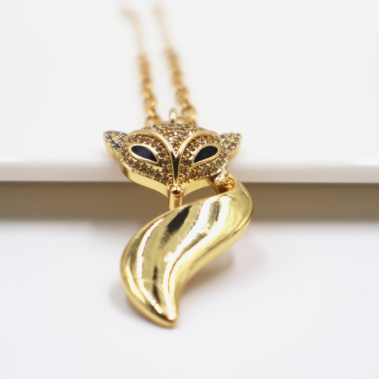 New Design Stainless Steel Fox Pendant Necklace Personalized Animal Pendant Suitable For Men Women Party Birthday Jewelry Gift