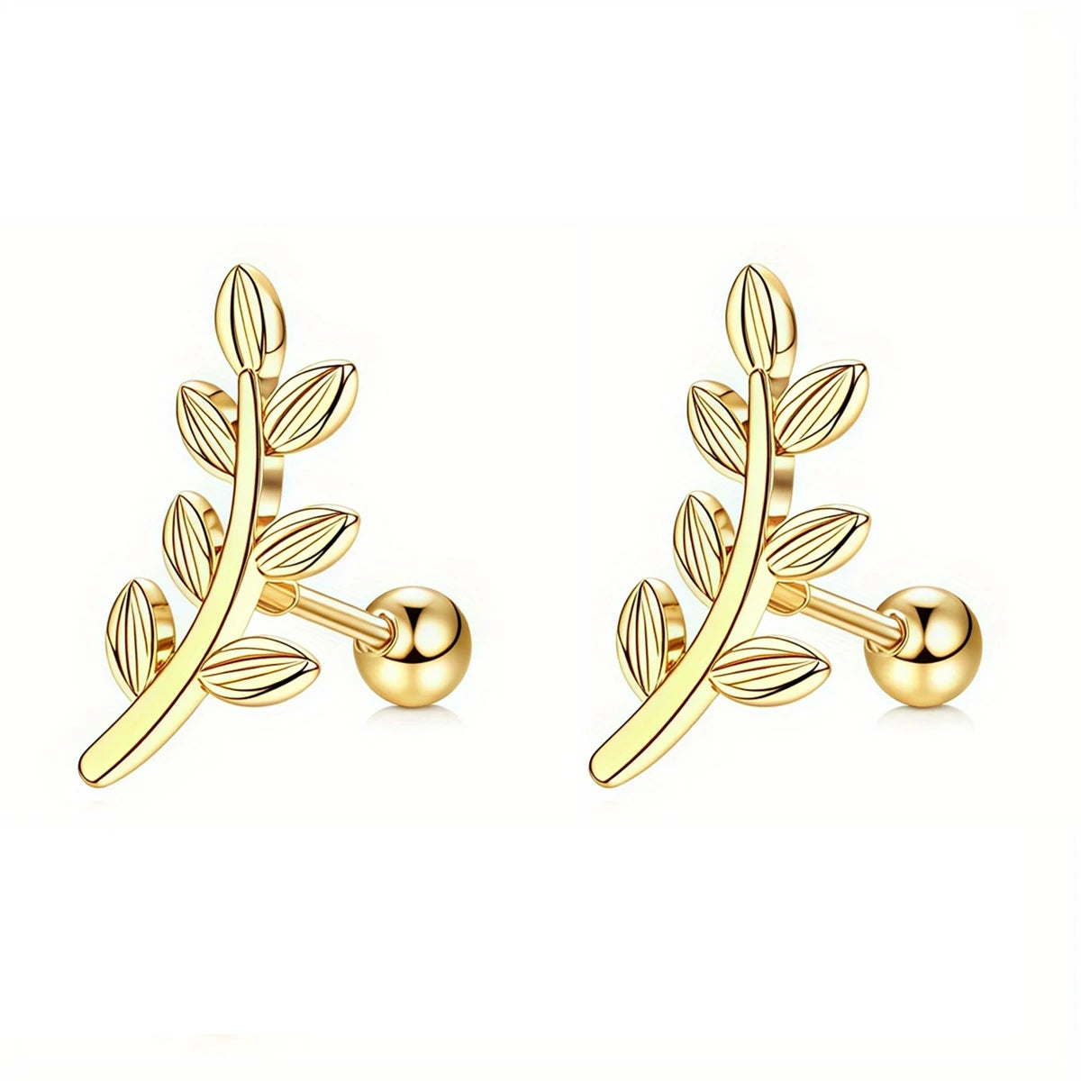2Pcs 16G Stainless Steel Screw Back Stud Earrings for Women,Cubic Zerconia Cartilage Conch Helix Ear Piercing Jewelry