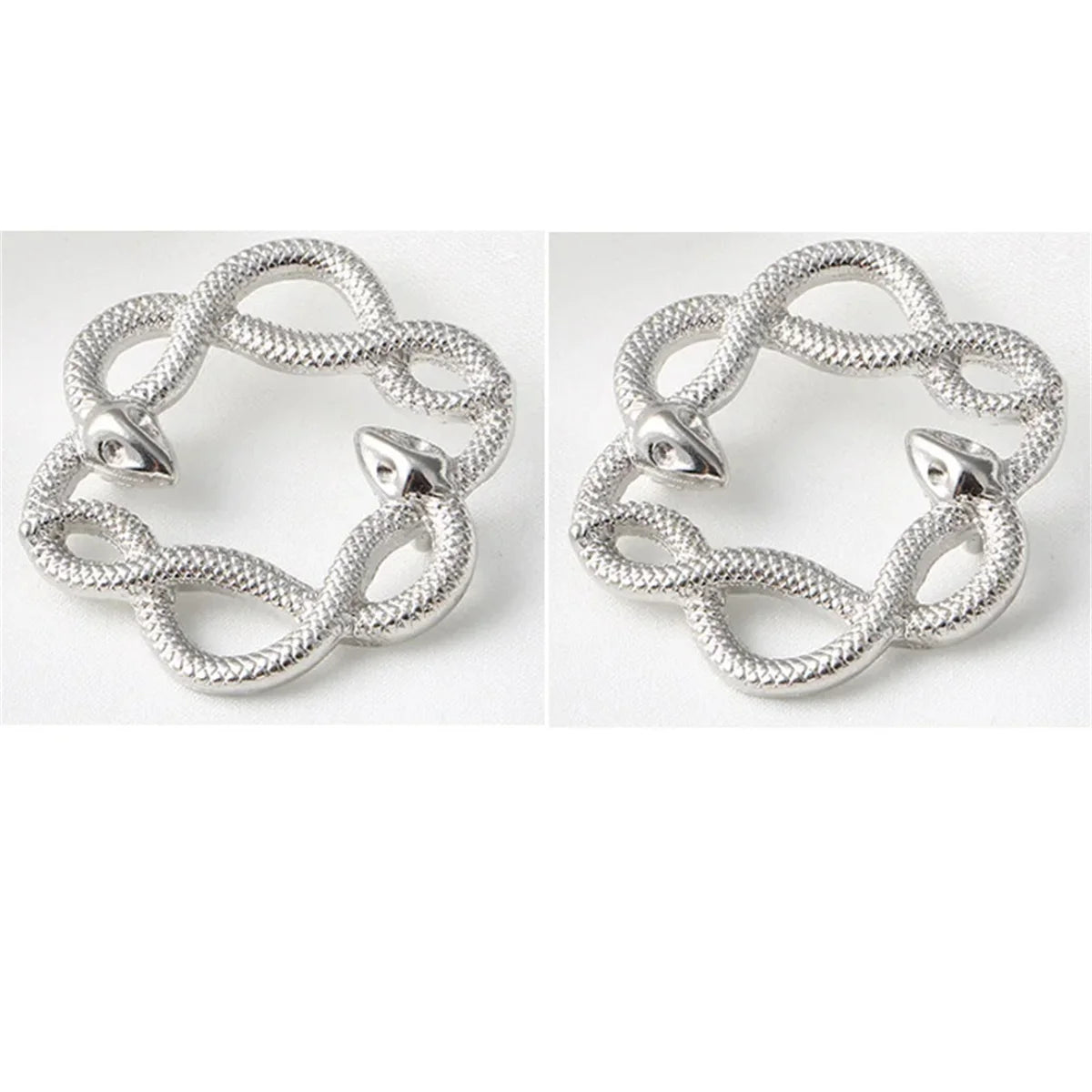 2pcs Fashion 316L Stainless Steel Snake Nipple Rings,Punk Sexy Cool Snake Nipple Piercing Jewelry Industrial Nipple Jewelry