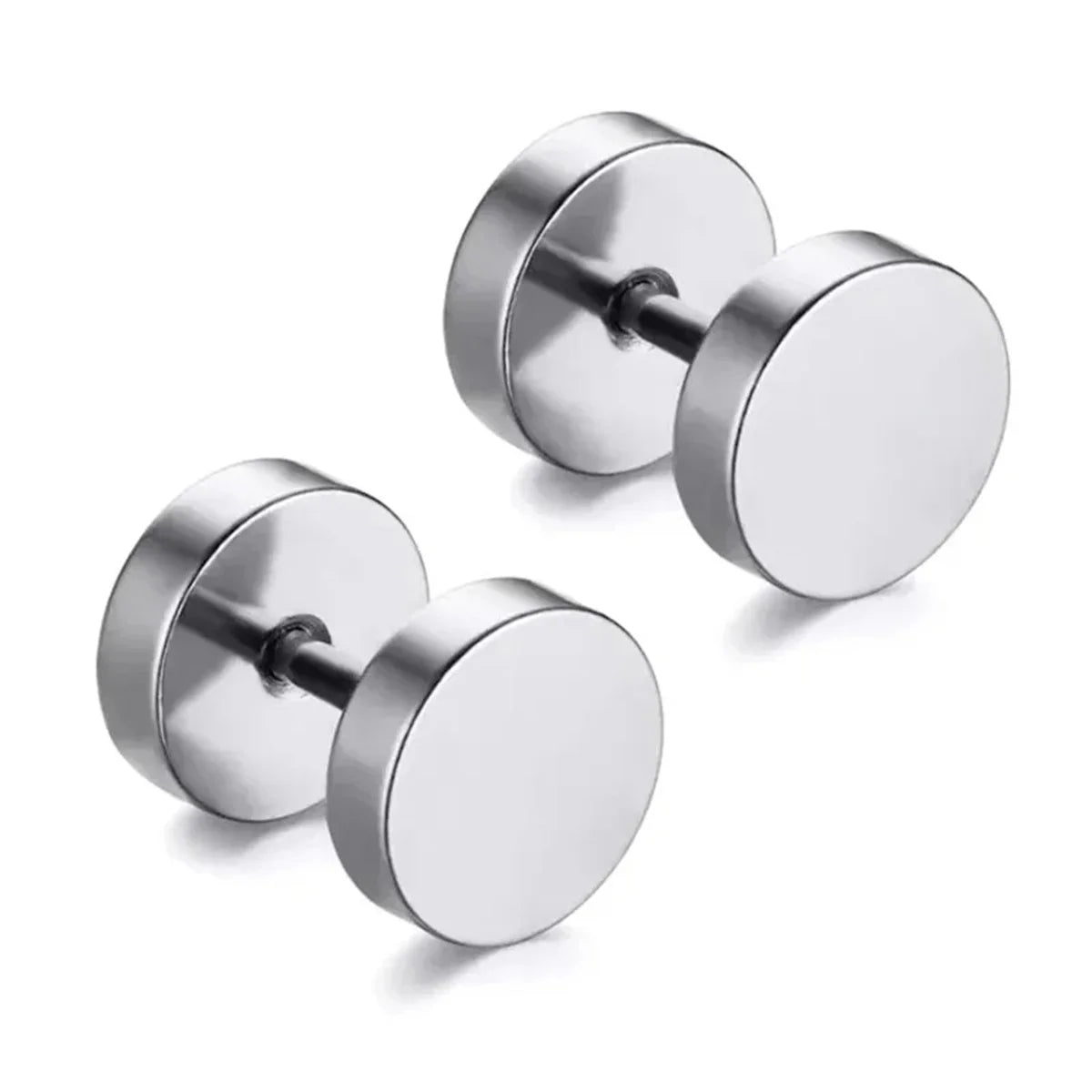 1/15Pairs Punk Cool Gothic Stainless Steel Stud Earrings Set for Men Women,Fashion Tragus Cartilage Daith Helix Piercing Jewelry