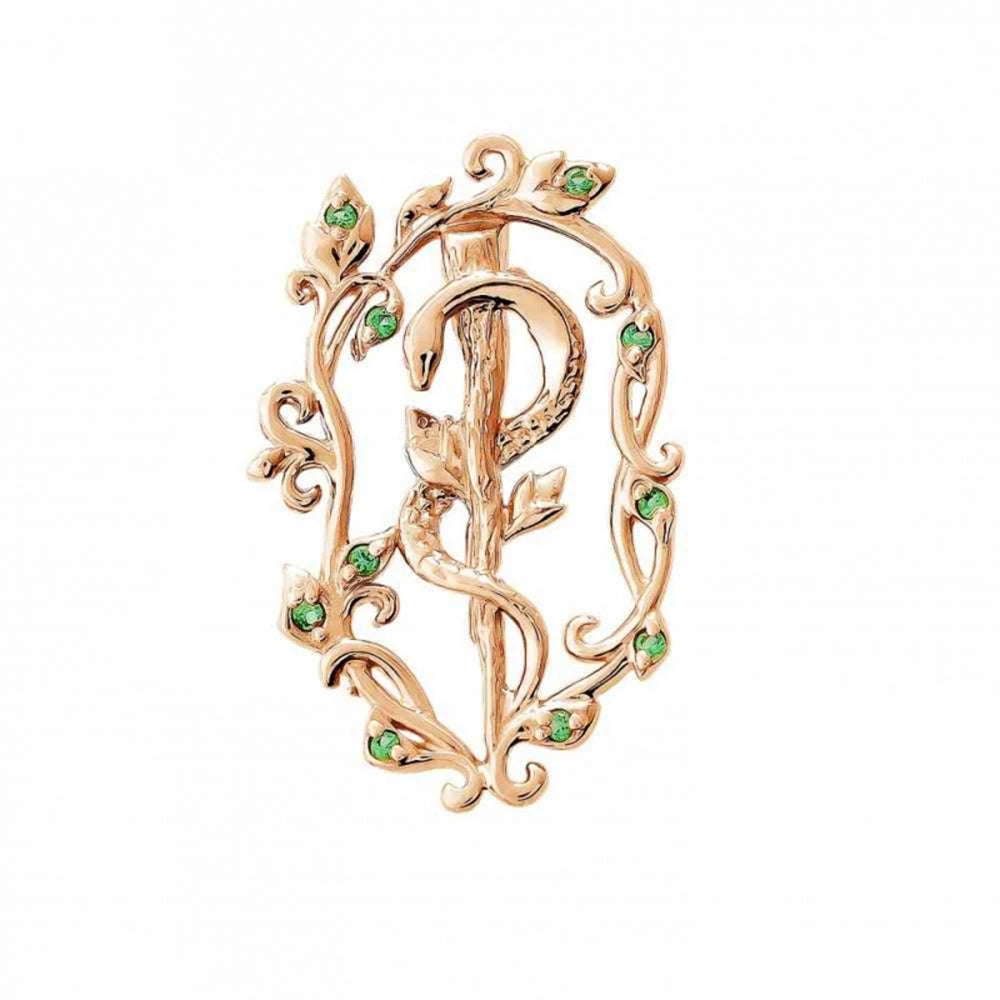 Hanreshe Medical Caduceus Brooch Pin Set Doctor Nurse Lapel Hat Bag Badge Brooches Medicine Psychology Surgery Jewelry Gifts