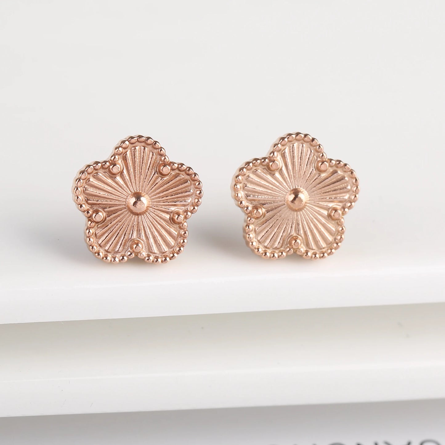 7 Colors New Design Cross Stainless Steel Classic Studs Earrings High Quality Minimalist Wedding Anniversary Woman Jewelry Gift