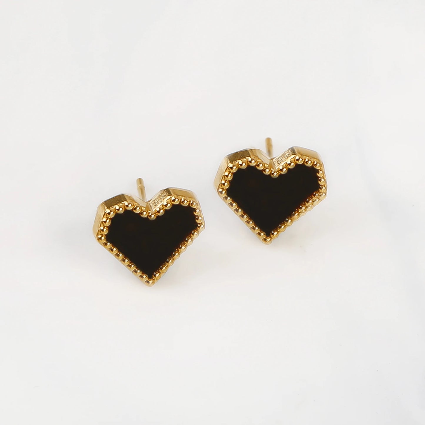 3Pcs 18k Gold-Plated Heart Shape Necklace Earrings Bracelet Jewelry Set Classic For Woman Fashion Party Jewelry Gift Daily Wear