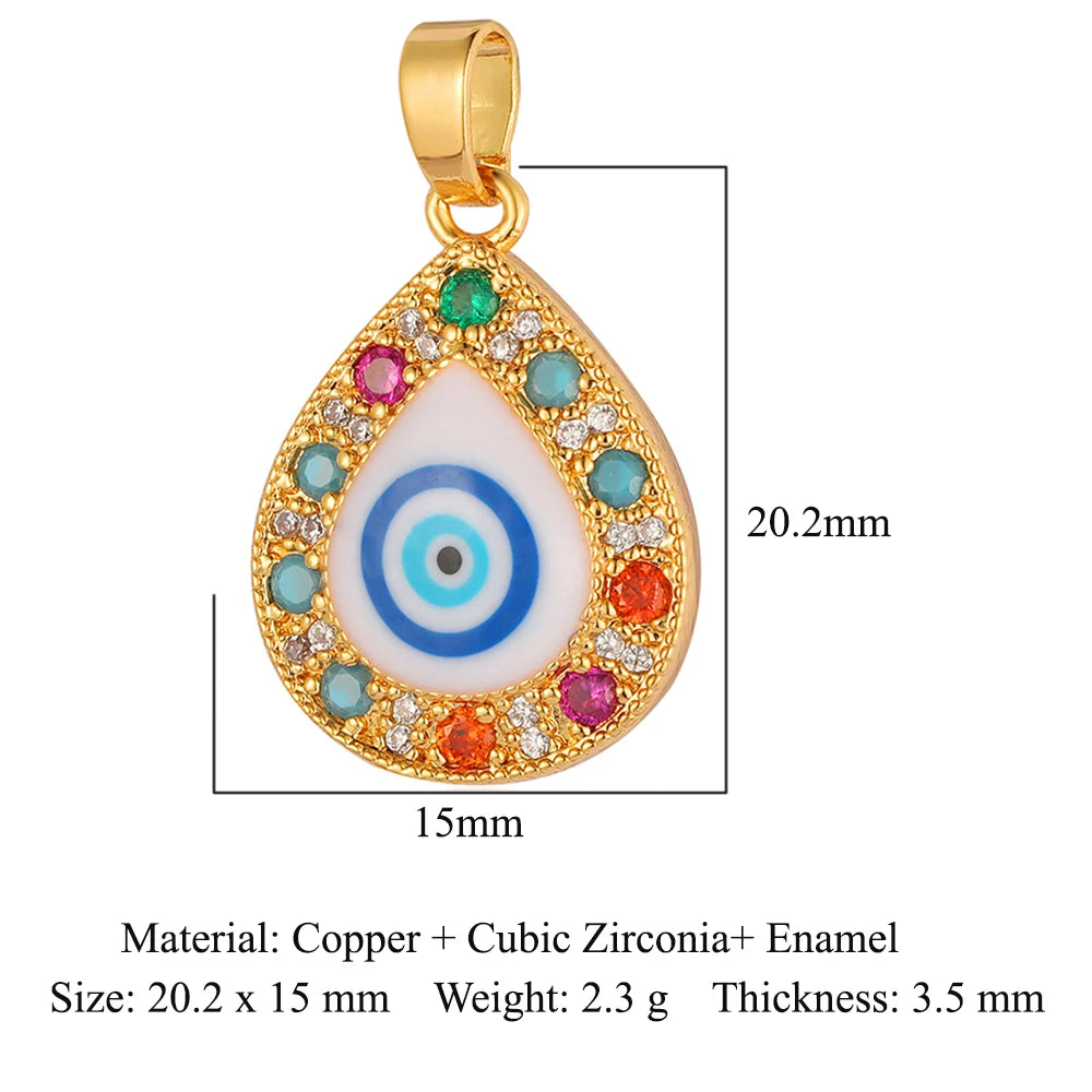 3pcs/Lot Cross Sunflower Cubic Zirconia Pendant Life Tree Maple Leaf Grape Cherry Brass CZ Charms DIY Jewelry Necklace Pendants