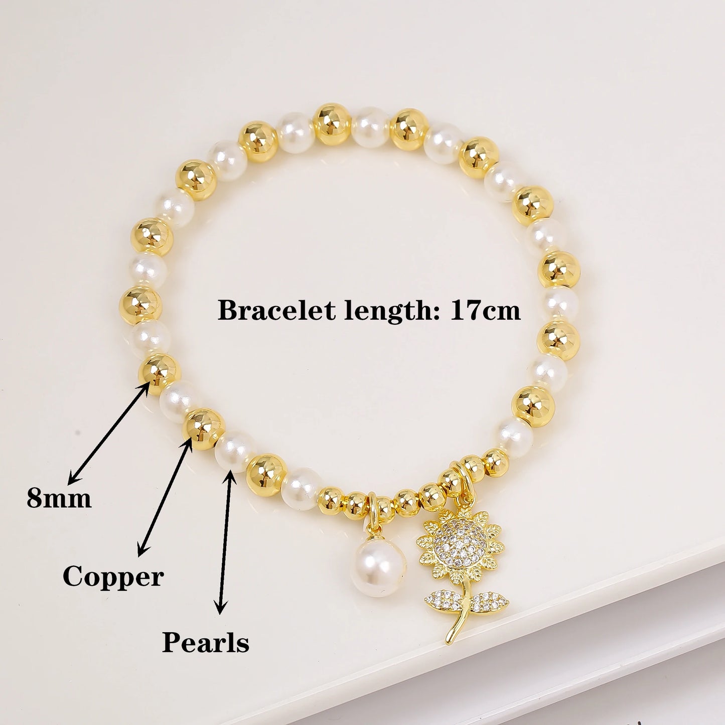 3pcs Lucky Plant Sunflower Rose Flower Necklace Jewelry Set Bracelet Earrings Charming for Women Girls Party Birthday Jewelry