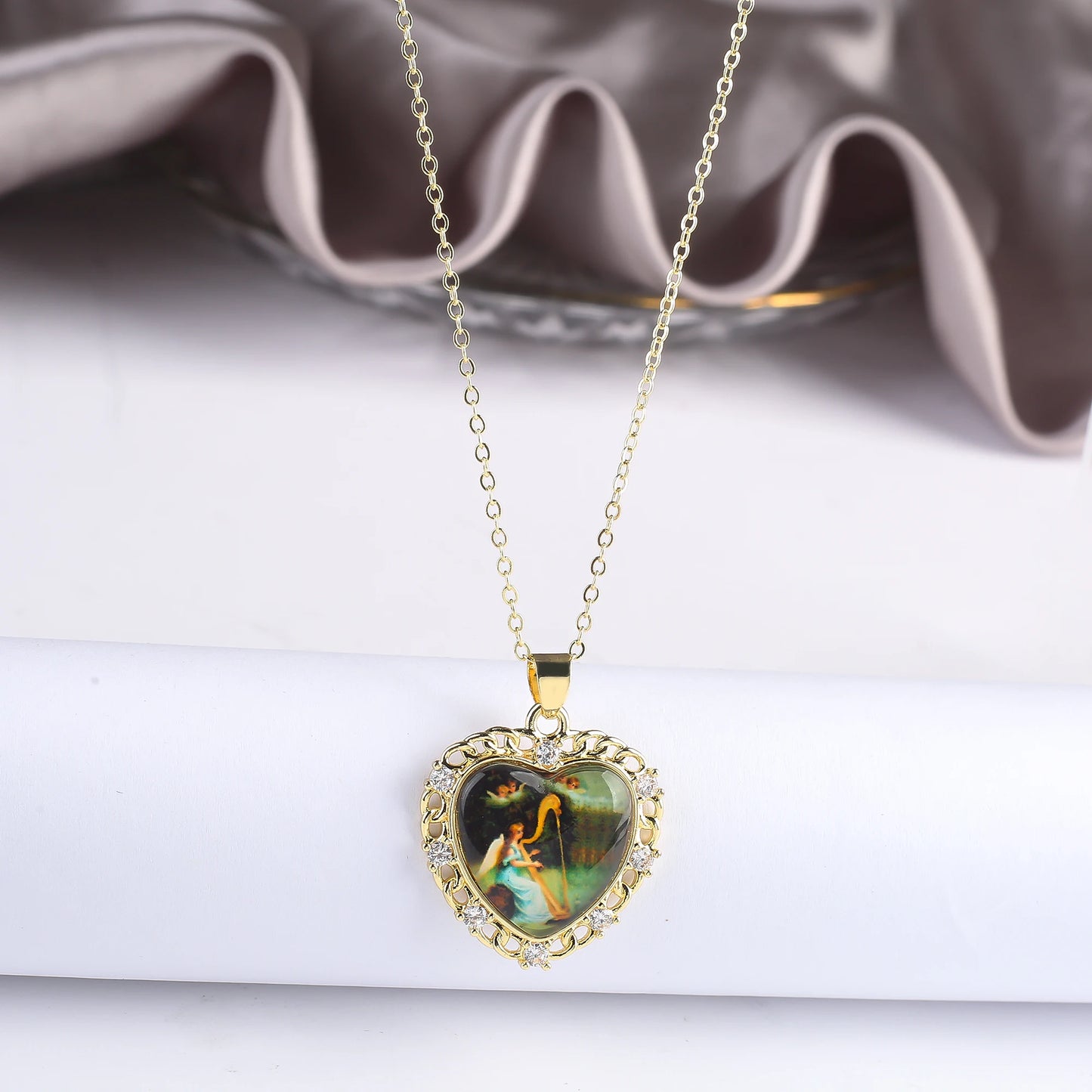 9 Style Fashion Virgin Mary St. Jude Pendant Necklace Classic for Religious Figures Jewelry Choker Chain Daily Wear Party Gift