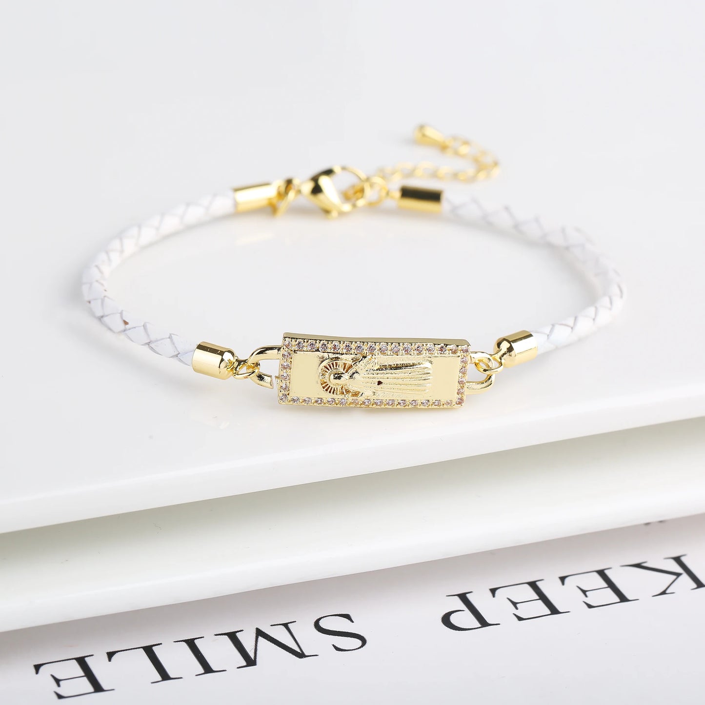 High Quality St. Jude Bracelet Copper Drip Oil Madonna Bracelet For Woman Man Party Birthday Daily Wear Religious Jewelry Gift
