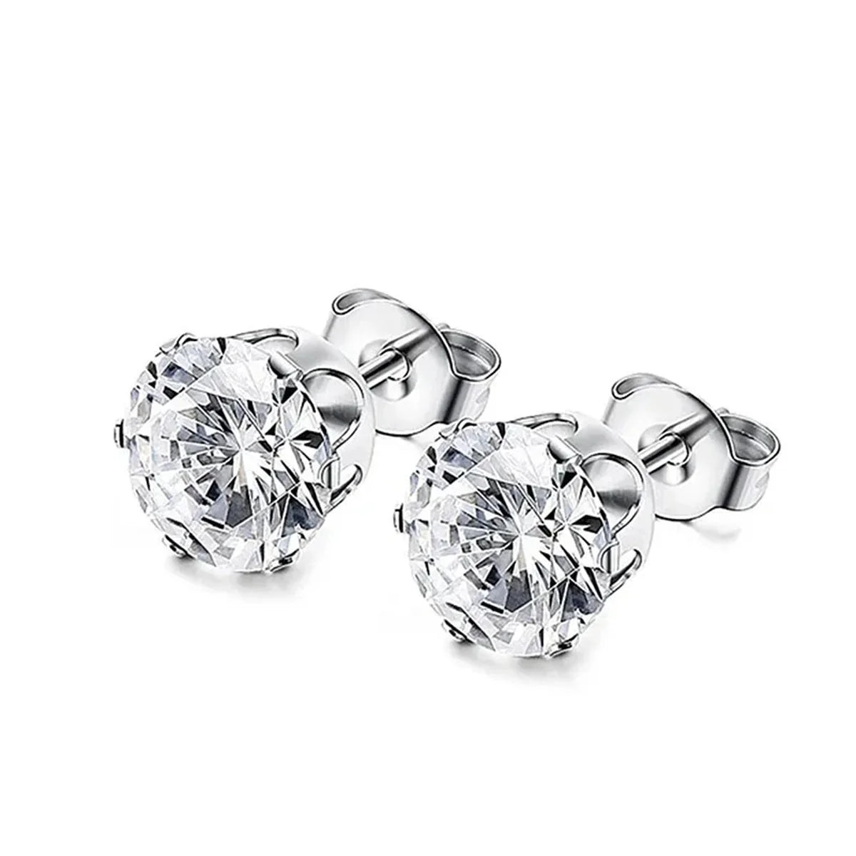 1/15Pairs Punk Cool Gothic Stainless Steel Stud Earrings Set for Men Women,Fashion Tragus Cartilage Daith Helix Piercing Jewelry
