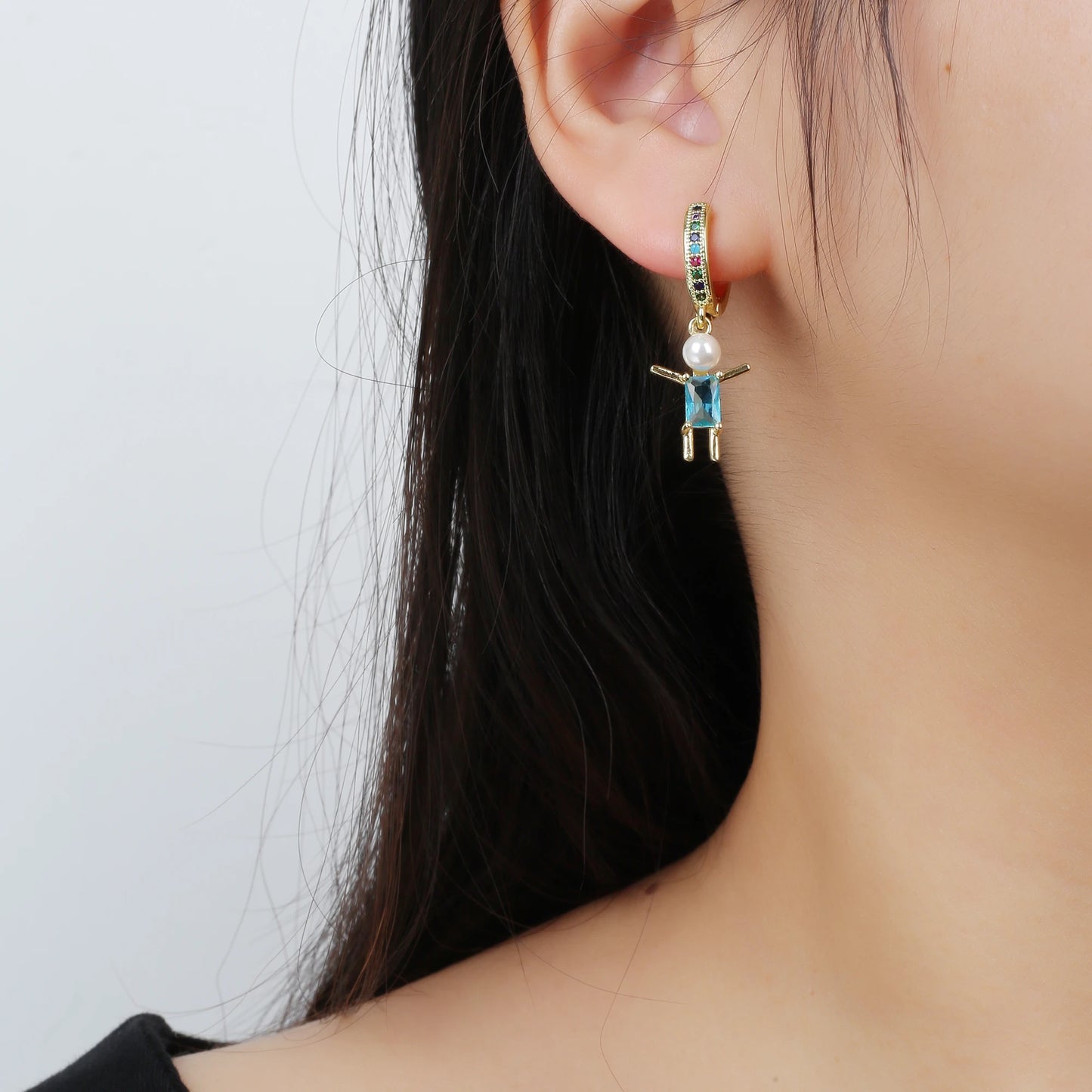 7 Style Creative St. Jude Gold Plated Drop Earrings Classic for Woman Girl Party Fashion Wedding Religious Jewelry Wholesale