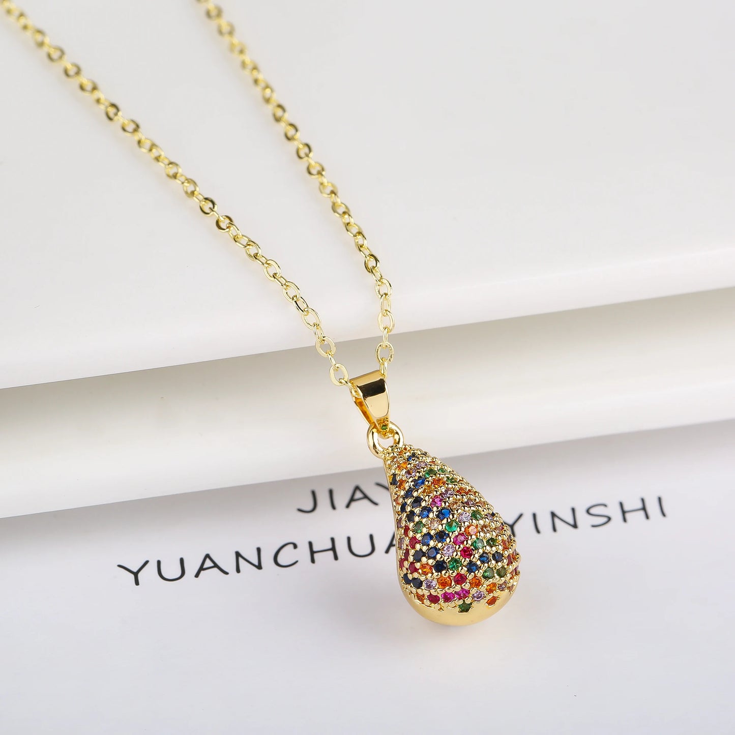 Hot Sale Glossy Waterdrop Comma Full Zircon Earrings for Women Lightweight Versatile Ear Jewelry Engagement Wedding Gifts