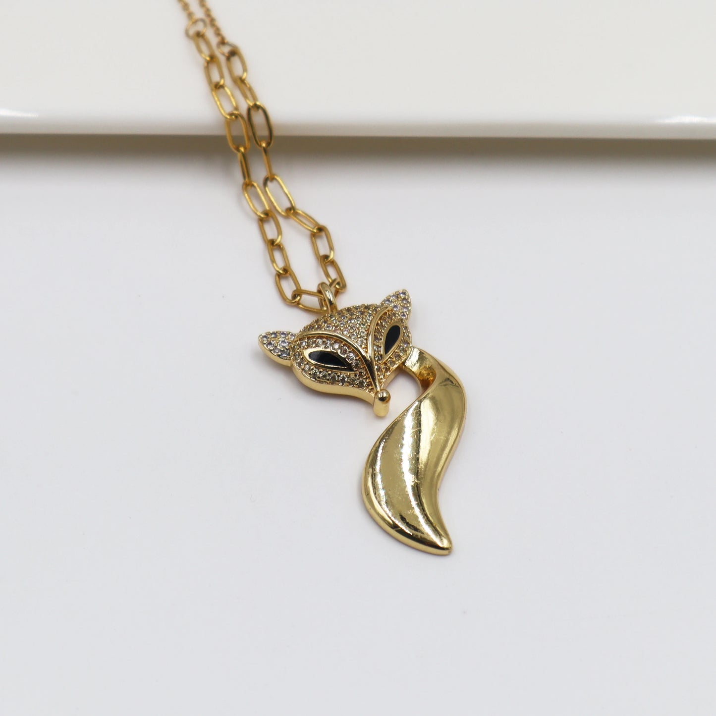 New Design Stainless Steel Fox Pendant Necklace Personalized Animal Pendant Suitable For Men Women Party Birthday Jewelry Gift