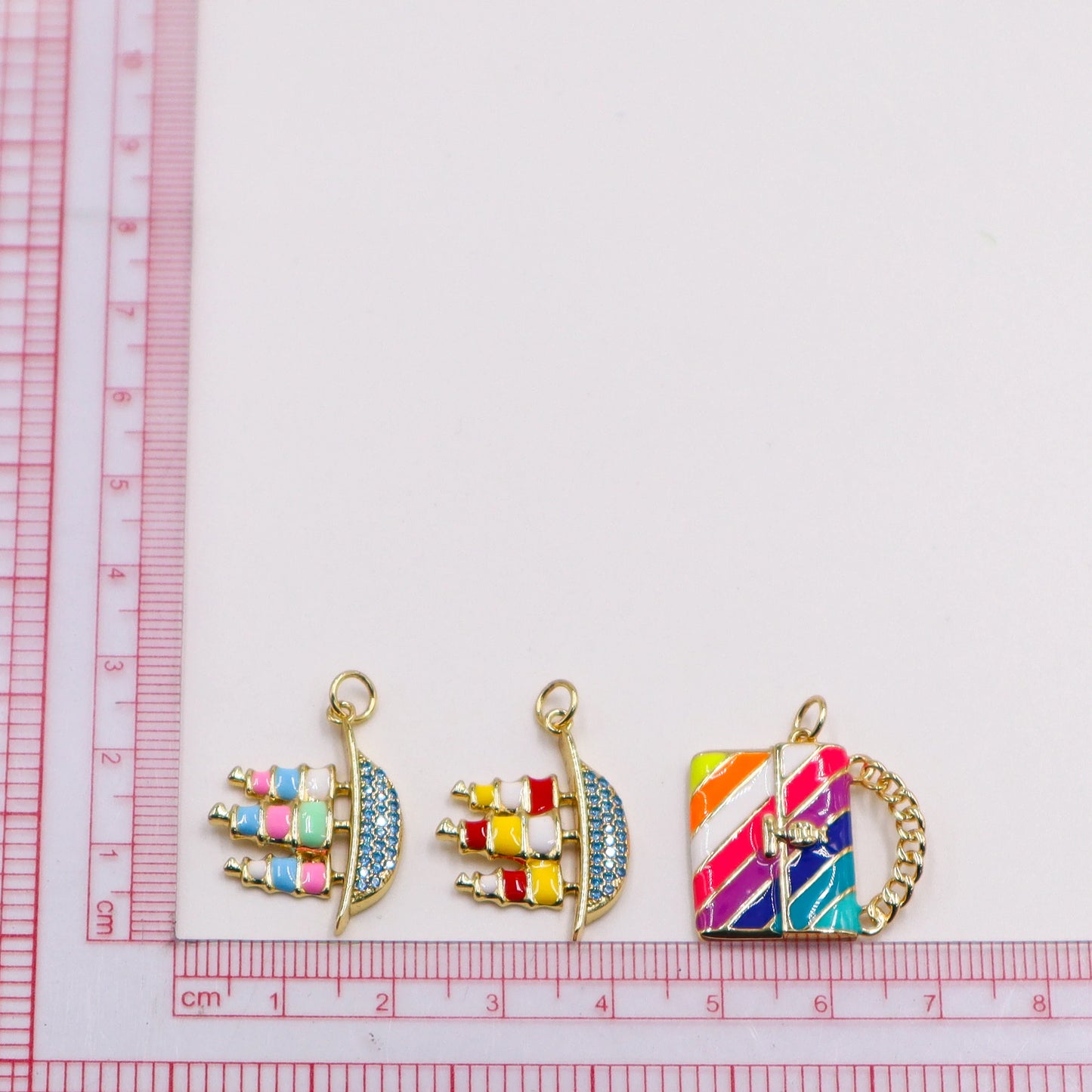 Personalized Geometric Pendant Copper Drip Oil Bag Boat Pendant Necklace Fashion Woman Jewelry For Birthday Party Daily Wear