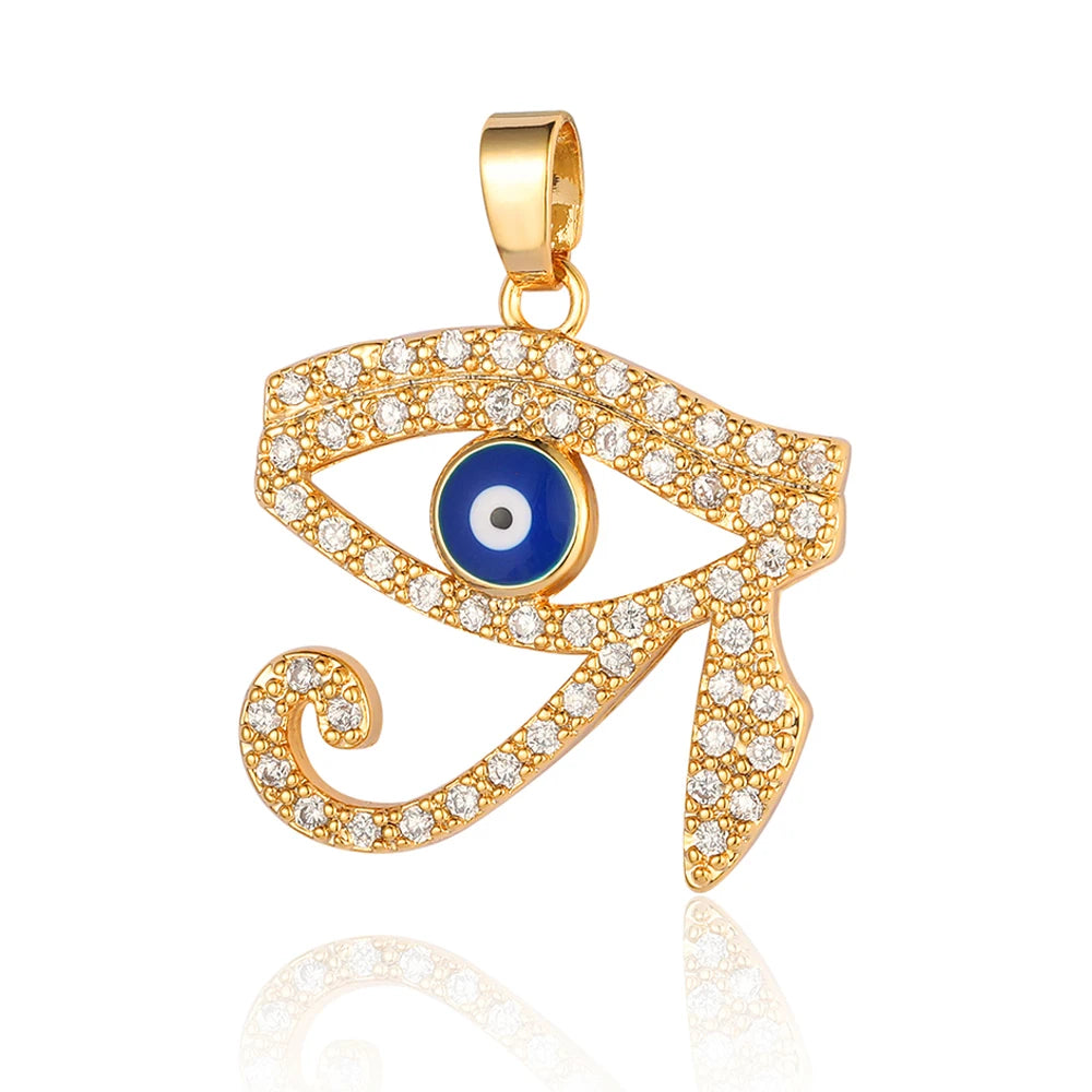 3pcs/Lot Cross Sunflower Cubic Zirconia Pendant Life Tree Maple Leaf Grape Cherry Brass CZ Charms DIY Jewelry Necklace Pendants