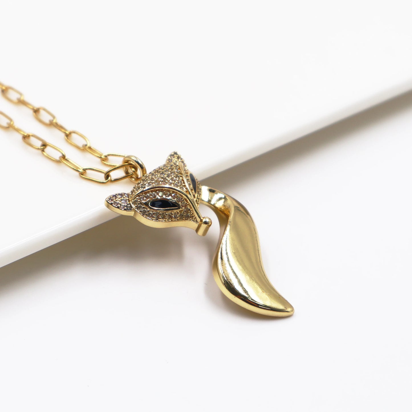 New Design Stainless Steel Fox Pendant Necklace Personalized Animal Pendant Suitable For Men Women Party Birthday Jewelry Gift