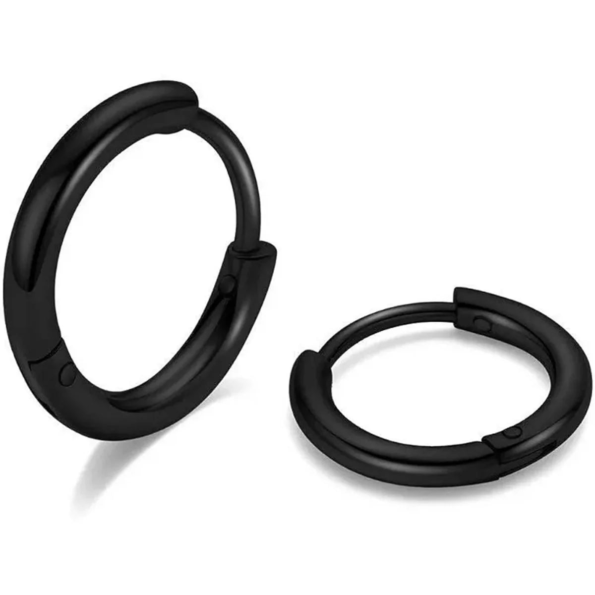 2/6pcs 316L Stainless Steel Huggie Hoop Earrings for Women Men,Cartilage Tragus Helix Daith Hypoallergenic Piercing Jewelry