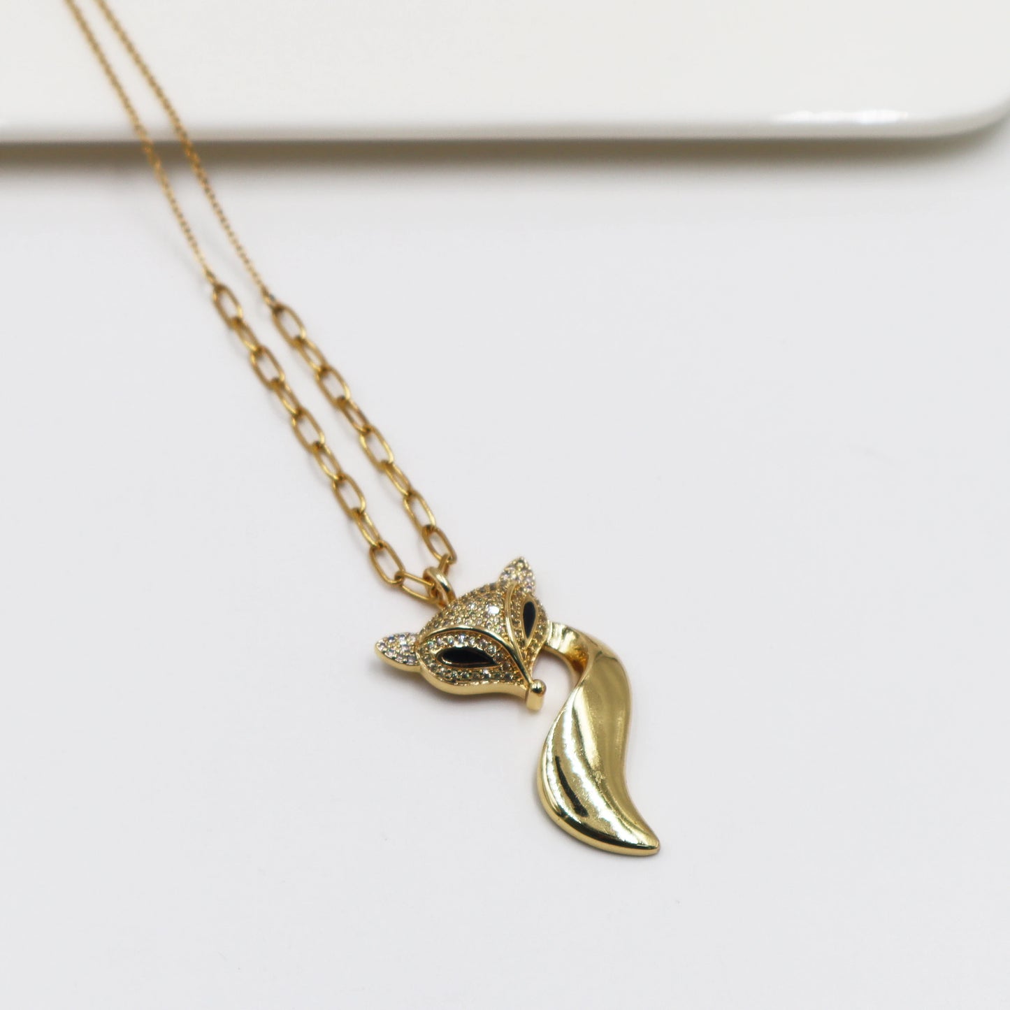 New Design Stainless Steel Fox Pendant Necklace Personalized Animal Pendant Suitable For Men Women Party Birthday Jewelry Gift