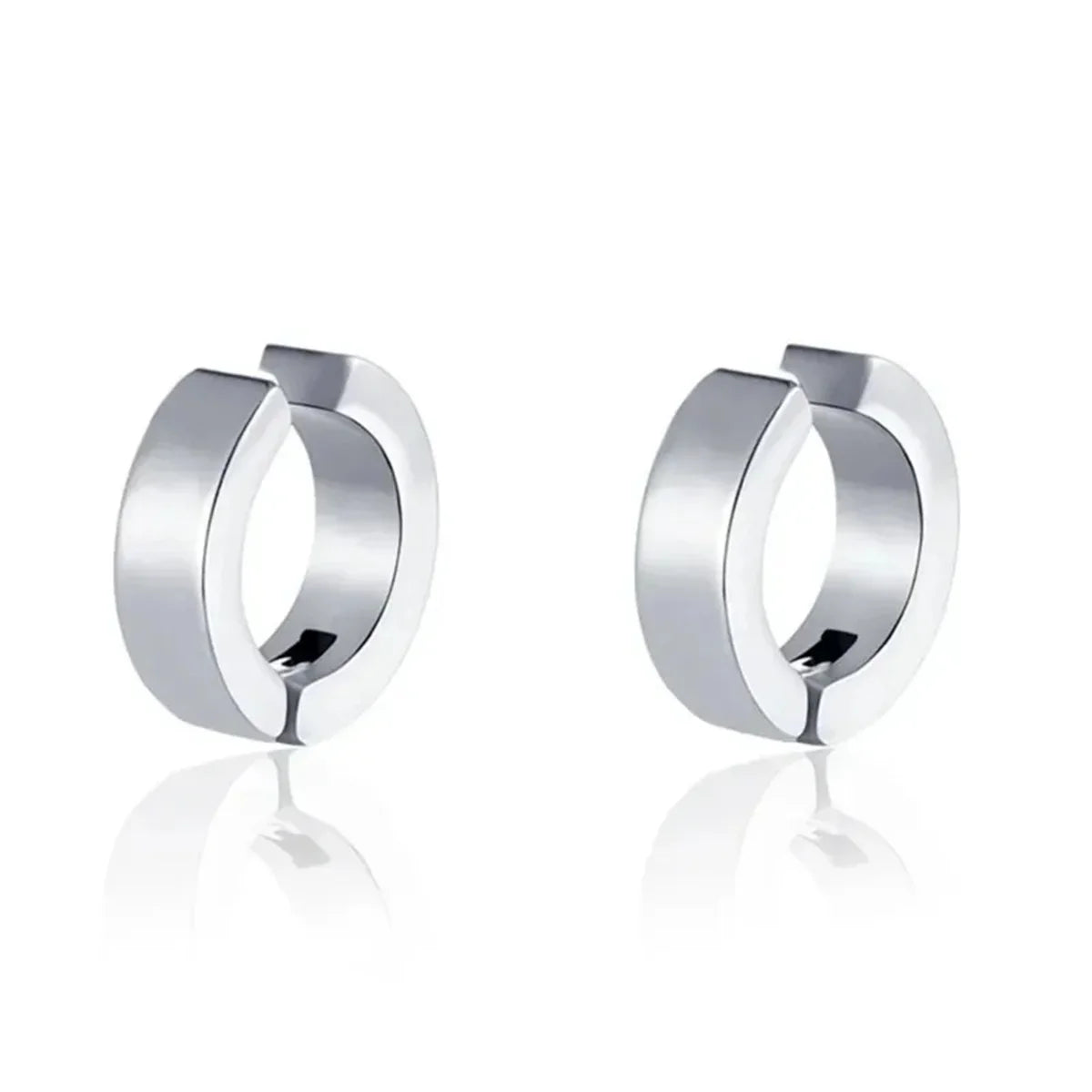2pcs Punk Mens Strong Magnet Magnetic Ear Stud Set,Non Piercing Cross Clip-on Earrings Suitable Gifting Boyfriend Lover Jewelry