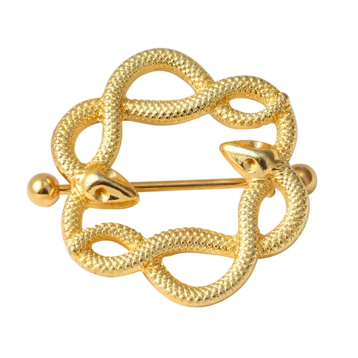 2pcs Fashion 316L Stainless Steel Snake Nipple Rings,Punk Sexy Cool Snake Nipple Piercing Jewelry Industrial Nipple Jewelry