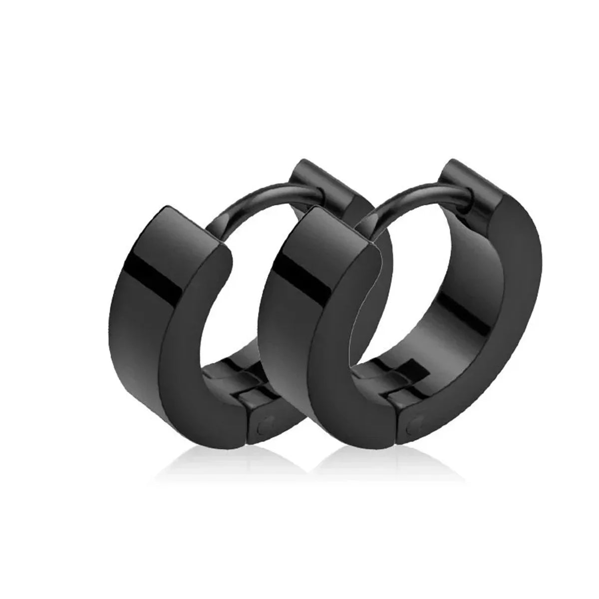 1/15Pairs Punk Cool Gothic Stainless Steel Stud Earrings Set for Men Women,Fashion Tragus Cartilage Daith Helix Piercing Jewelry