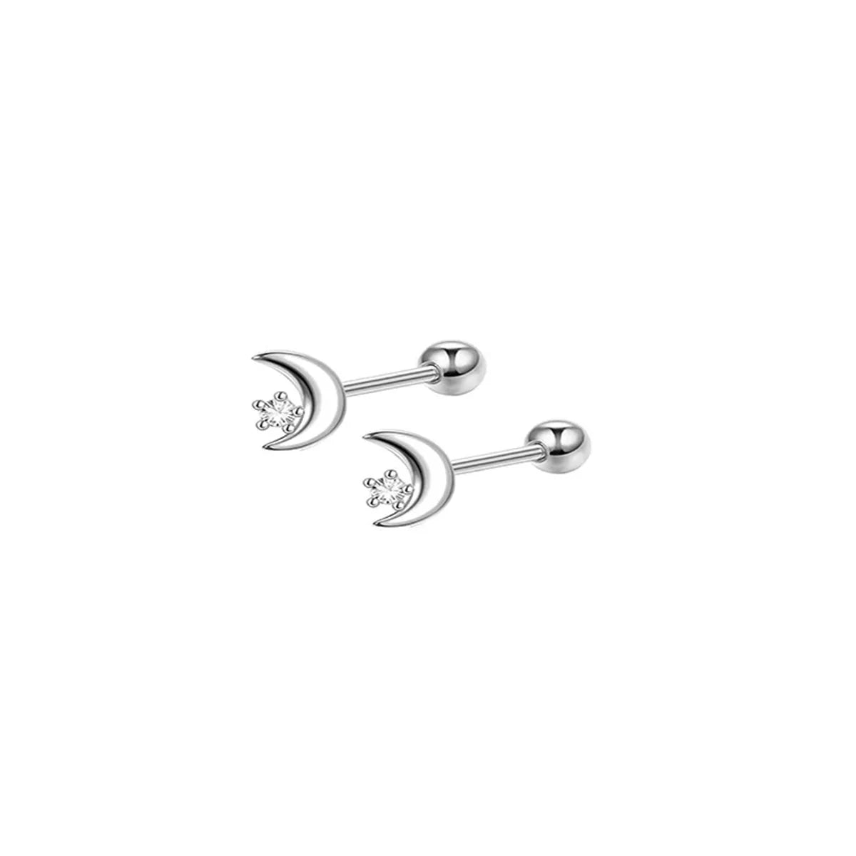 2/14 Pcs Hypoallergenic Butterfly Moon Cartilage Earring Studs,Tragus Conch Piercing Jewelry Daith Helix Conch Hoop Earrings