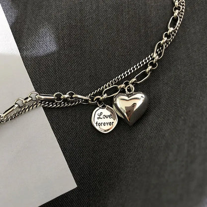 925 Sterling Silver Charms Bracelets For Women Fashion Retro Bracelet Valentine's Day Present Charm Bracelet
