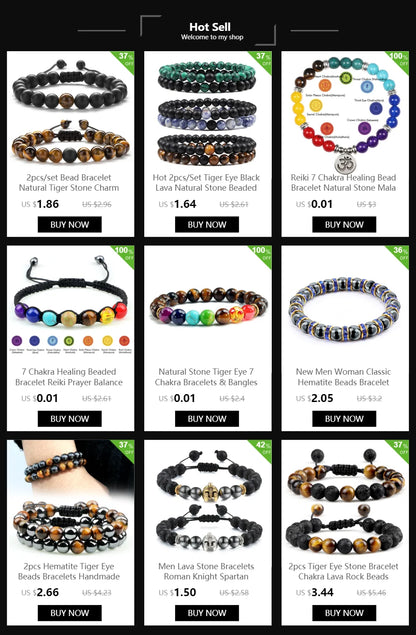 Adjustable 4mm Chakra Beads Bracelet Mini Natural Stone Agats Lava Tiger Eye Beaded Bracelets & Bangles Women Men Gift Jewelry