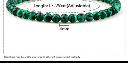 Adjustable 4mm Chakra Beads Bracelet Mini Natural Stone Agats Lava Tiger Eye Beaded Bracelets & Bangles Women Men Gift Jewelry