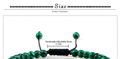 Adjustable 4mm Chakra Beads Bracelet Mini Natural Stone Agats Lava Tiger Eye Beaded Bracelets & Bangles Women Men Gift Jewelry