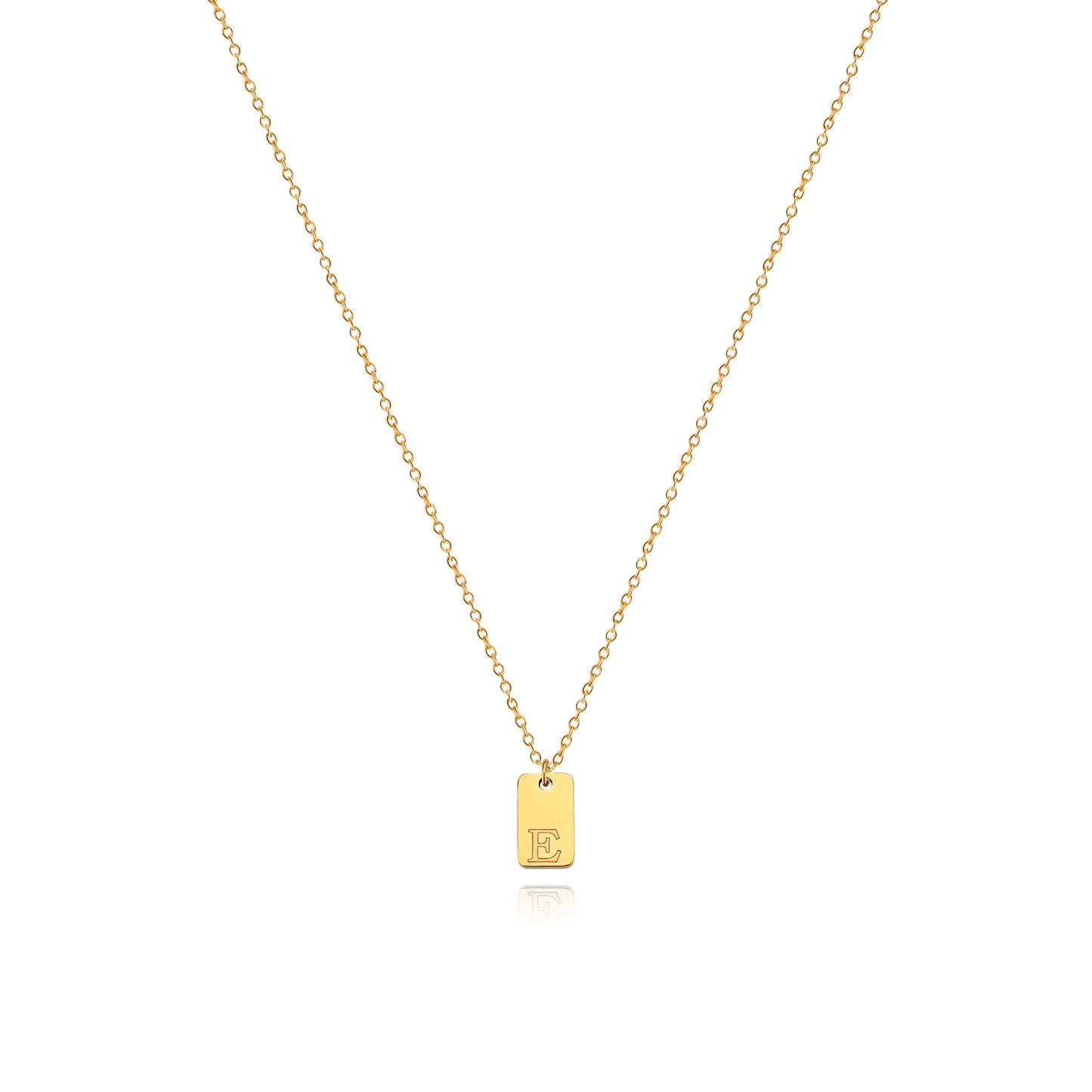 Letter Geometric Pendant Necklaces For Women Stainless Steel Inital Chain Choker Charm 2022 Wedding Jewelry Gift