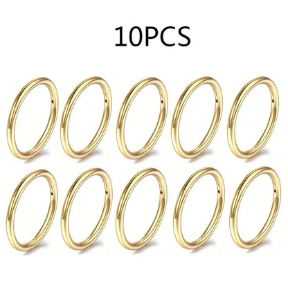 5/10Pcs 16G Stainless Steel Hinged Nose Rings Hoop Septum Clicker Tragus Helix Cartilage Daith Rook Earring Piercing Jewelry