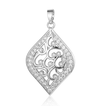 3pcs/Lot Cross Sunflower Cubic Zirconia Pendant Life Tree Maple Leaf Grape Cherry Brass CZ Charms DIY Jewelry Necklace Pendants