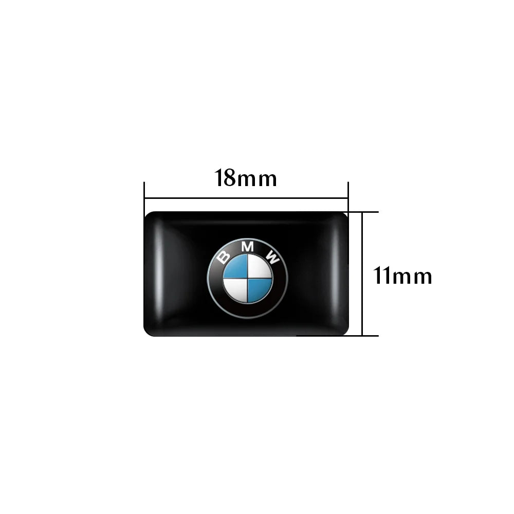 5/10/15pcs 3D Car Logo Stickers Steering Wheel Audio Dashboard Auto Accessories For Bmw M1 M E46 E90 E60 F30 F10 E36 G20 E92 E91