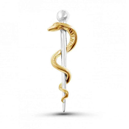 Hanreshe Medical Caduceus Brooch Pin Set Doctor Nurse Lapel Hat Bag Badge Brooches Medicine Psychology Surgery Jewelry Gifts