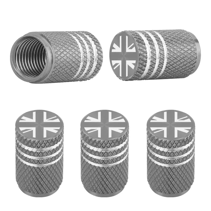 4Pcs New Metal Tire Valve Cap Car Tyre Air Stems Cover For Mini Cooper Accessories R56 R53 R50 F56