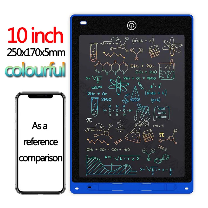 10/12/inch LCD Writing Tablet Drawing Board Kids Graffiti Sketchpad Toys Handwriting Blackboard Magic Drawing Board Kid Toy Gift