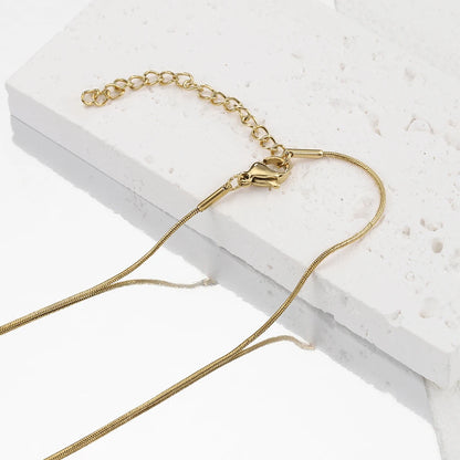 10pcs 5pcs Stainless Steel Snake Chain Necklace Chains for DIY Jewelry Making Findings Pendants Chain Lobster Clasps Wholesale