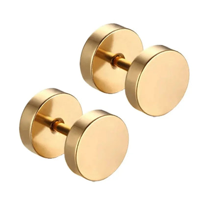 1/15Pairs Punk Cool Gothic Stainless Steel Stud Earrings Set for Men Women,Fashion Tragus Cartilage Daith Helix Piercing Jewelry