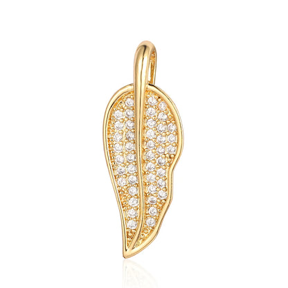 3pcs/Lot Cross Sunflower Cubic Zirconia Pendant Life Tree Maple Leaf Grape Cherry Brass CZ Charms DIY Jewelry Necklace Pendants